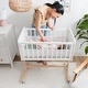 preview thumbnail 5 of 5, Comfy Cubs Wooden Bedside Bassinet Sleeper