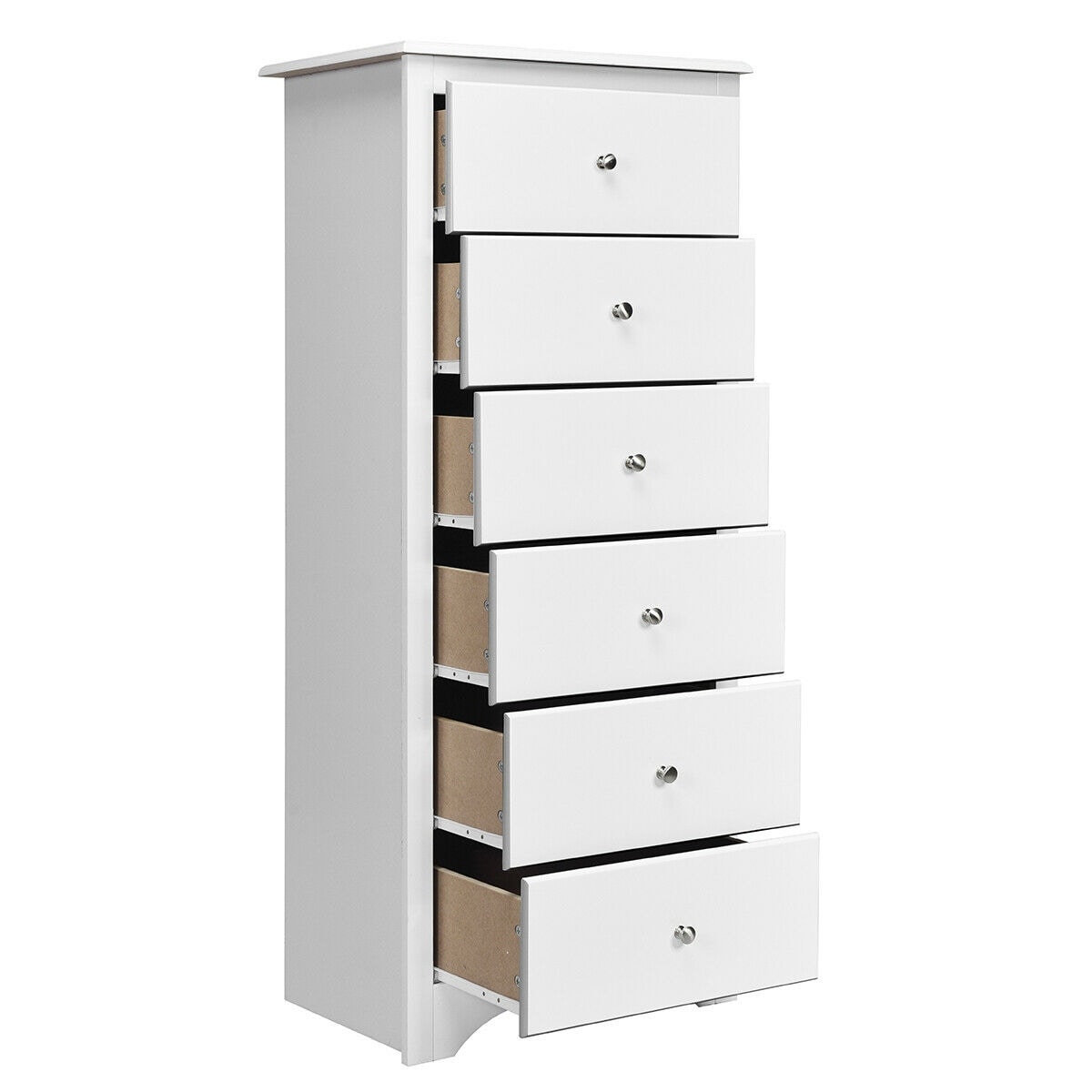 Shop 6 Drawers Chest Dresser Clothes Storage Bedroom Tall