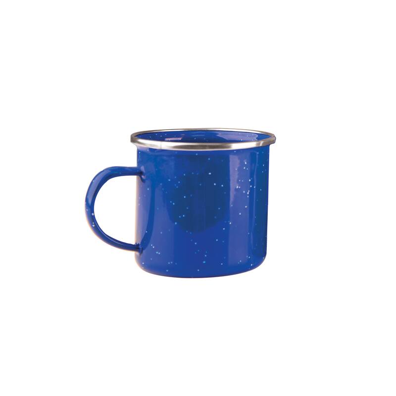 Stansport Enamel Percolator Coffee Pot and Set of 4 Mugs
