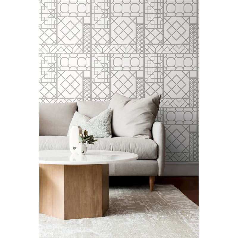 NextWall Garden Trellis Peel and Stick Wallpaper