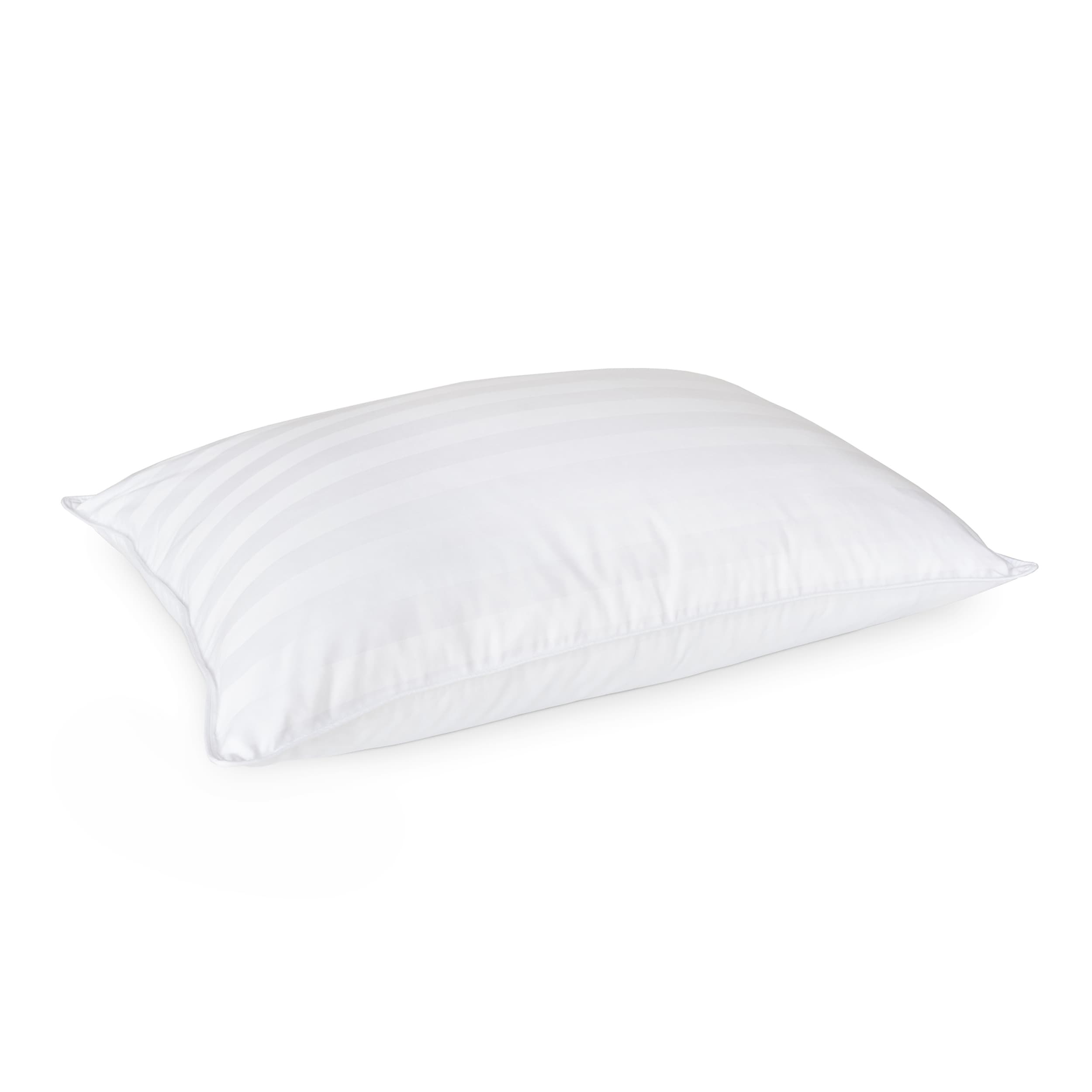Extra-soft Damask Cotton/White Down Stomach Sleepers Only Pillow -Ultra Thin