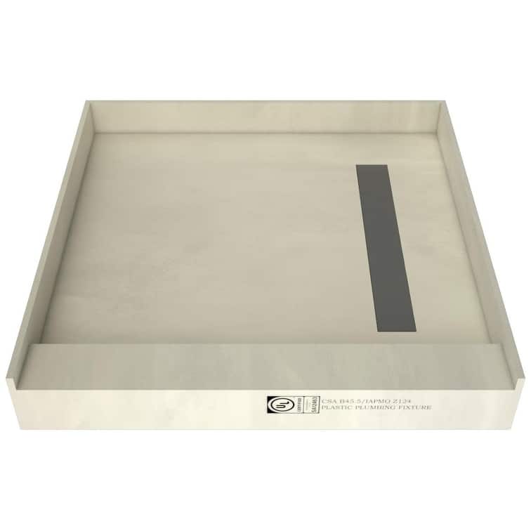 Tile Redi RT4848RPVCS Redi Trench 48" x 48" Square Shower Base with