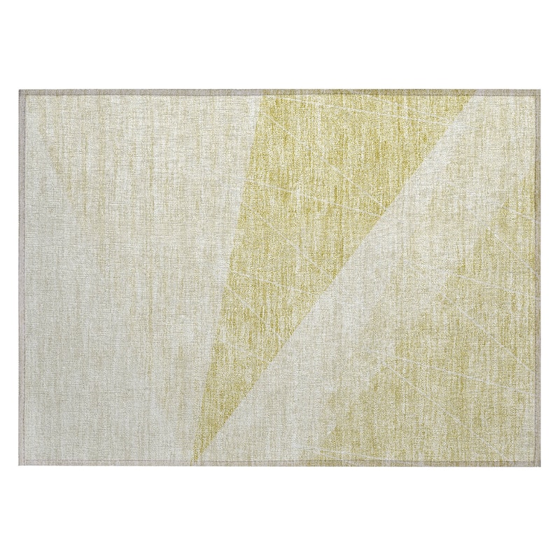 Machine Washable Indoor/ Outdoor Chantille Modern Prism Rug