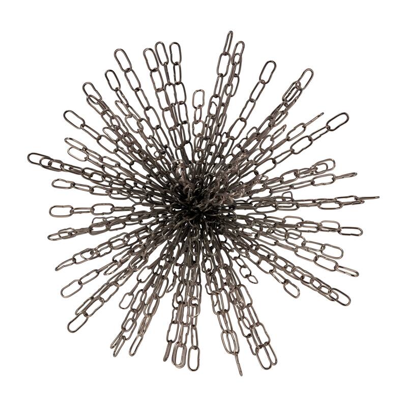 Sagebrook Home Metallic Chain Orb Decor Accent