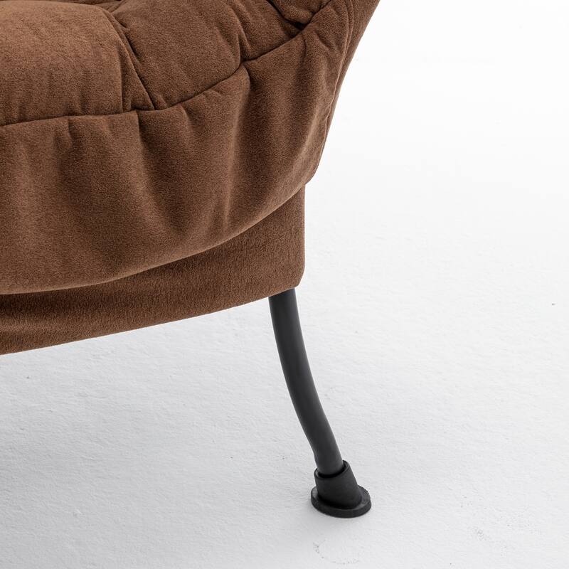 Accent Recliner Chair with Ottoman - Comfortable Upholstered Lounge Chair with Footrest, Ideal for Living Room, Bedroom