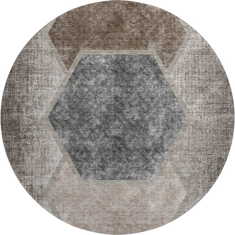 Premium Washable Super Soft Modern Hexy Mayfield Rug