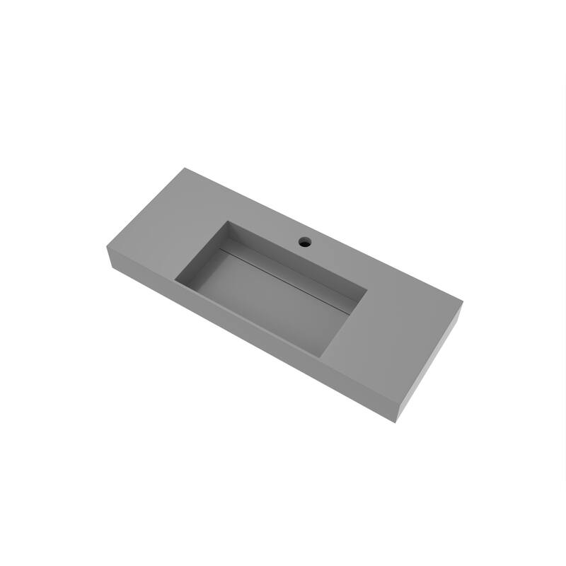 Juniper Stone Solid Surface Wall-mounted Vessel Sink