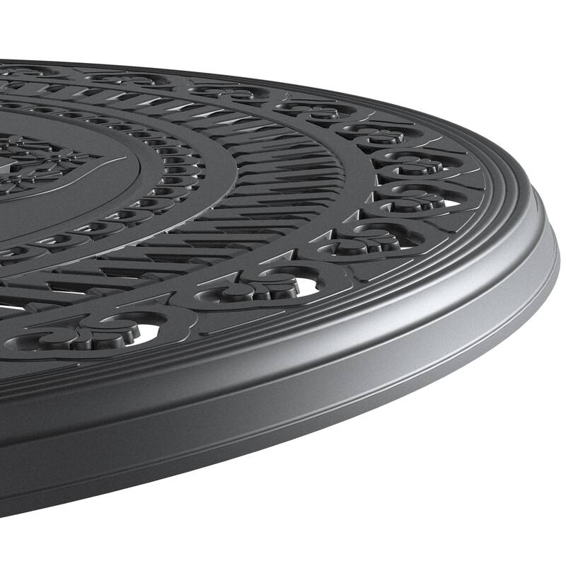 39.37-inch Outdoor Cast Aluminum Round Table
