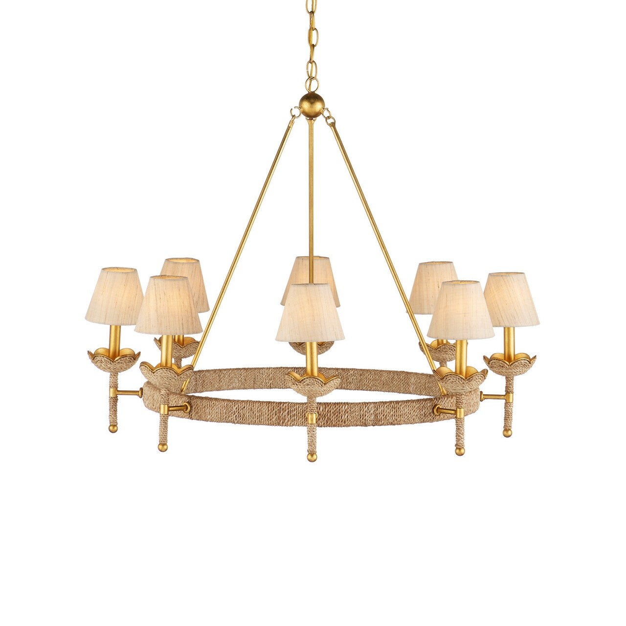 Currey \u0026 Company Vichy Chandelier - 28\, image size:1280x1280