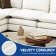 preview thumbnail 15 of 28, Moasis 142 Inch Modular Velvet Sectional Sofa with Movable Ottoman and Pillow Armrest for Living Room