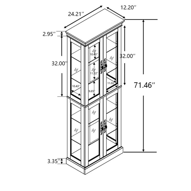 Jumbo Display Cabinet