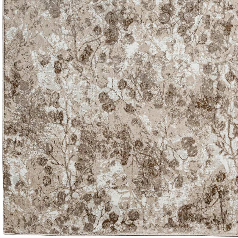 Admire Home Living Lucio 1242 Transitional Floral Area Rug