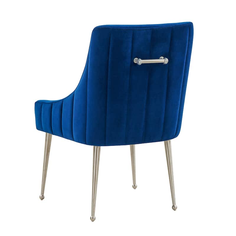 Irina Dining Chair Velvet Side Chair with Stainless Steel Leg