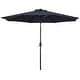 preview thumbnail 3 of 10, Holme 9-foot Steel Market Patio Umbrella with Tilt-and-Crank