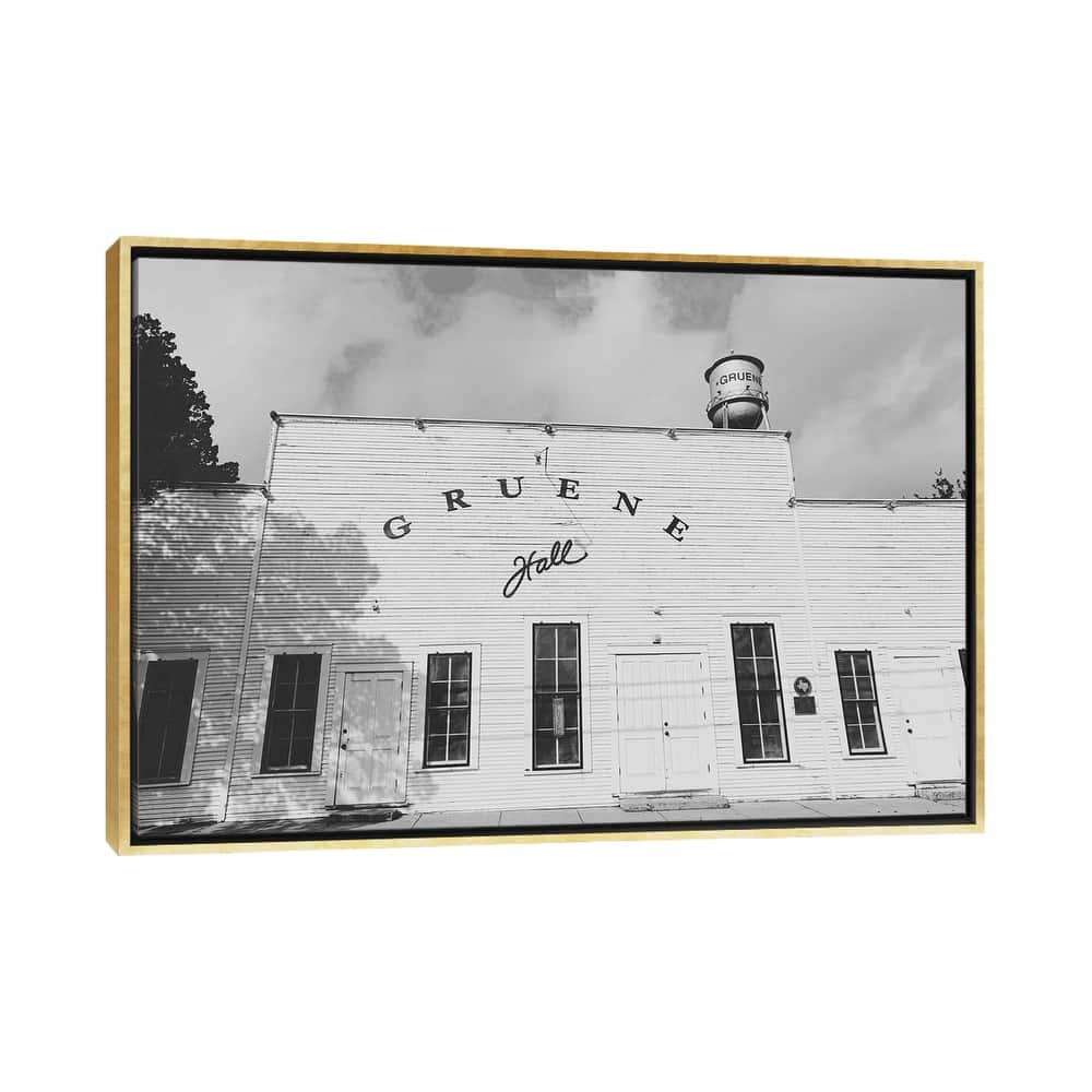 iCanvas "Gruene Hall Texas" by Ann Hudec Framed Canvas Print