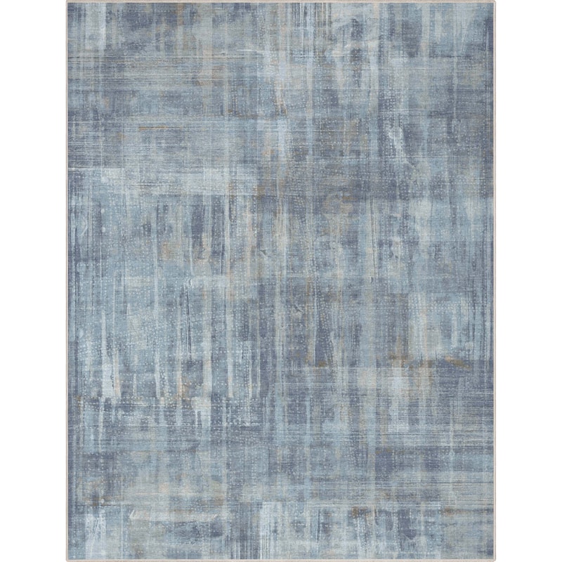 Well Woven Abstract Toronto Modern Brushstroke Flat-Weave Area Rug