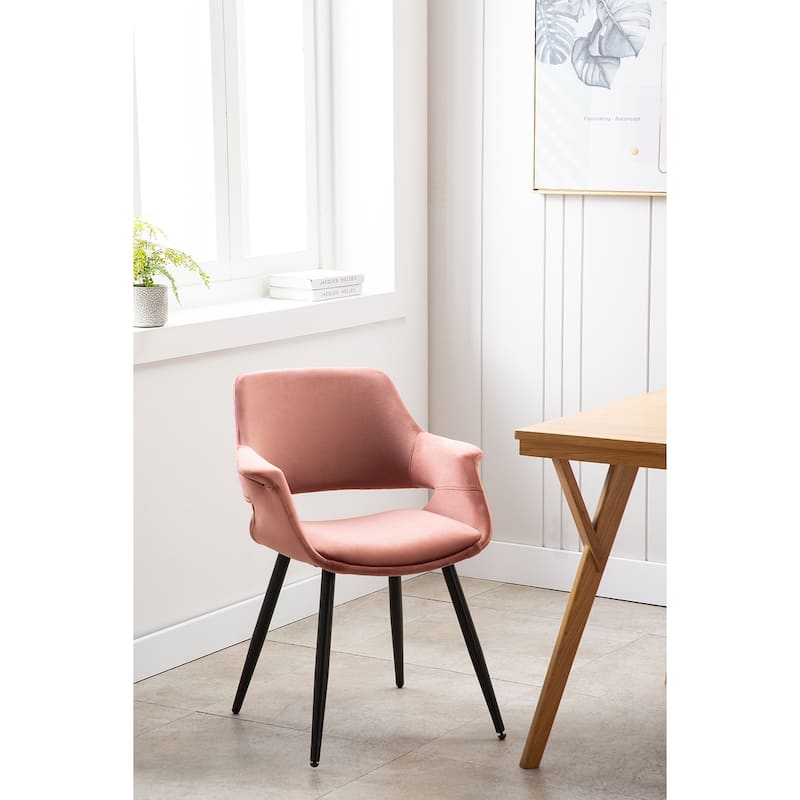 Porthos Home Fulco Velvet Mid-century Dining Chair