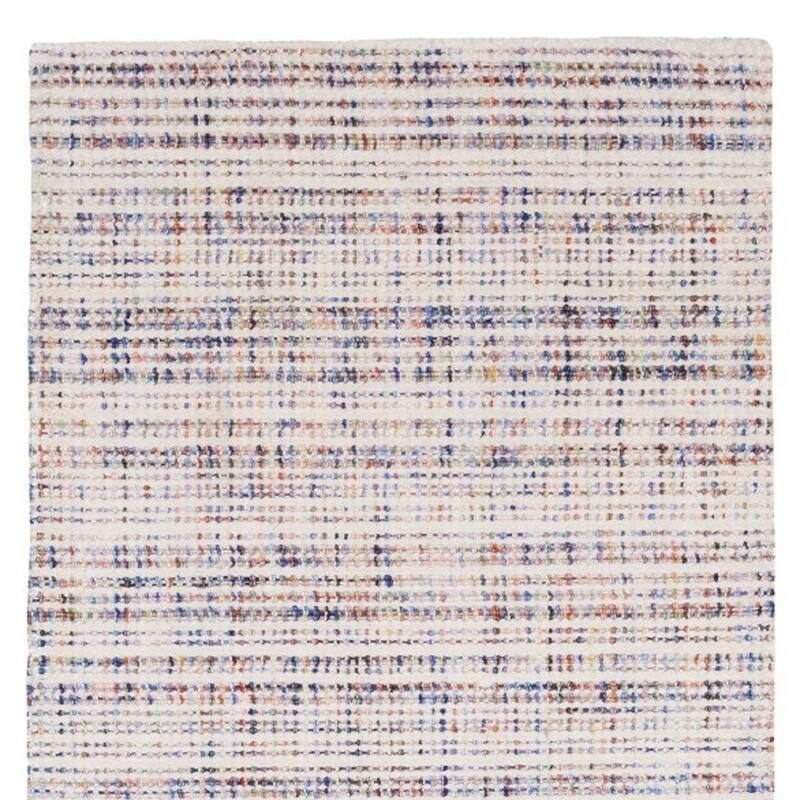 HomeRoots Striped Industrial Rectangle Area Rug