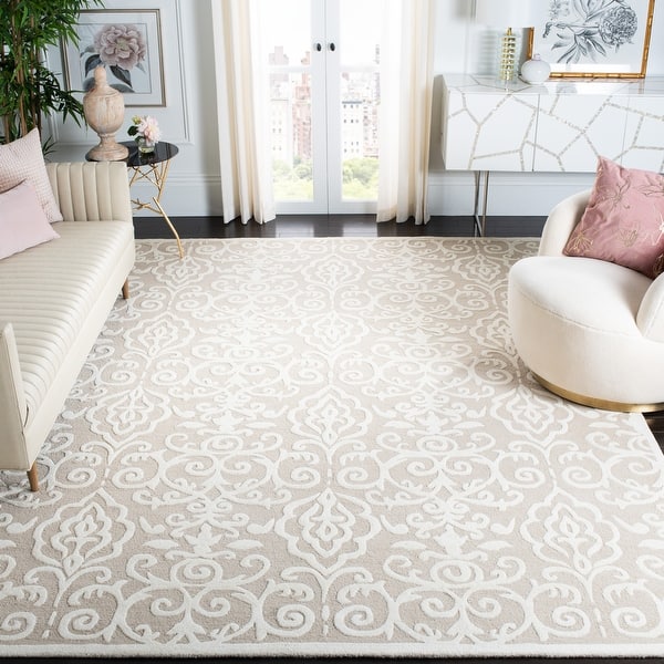 slide 2 of 6, Martha Stewart by SAFAVIEH Handmade Marais Wool Rug 10' x 14' - Fledgling - Rectangle