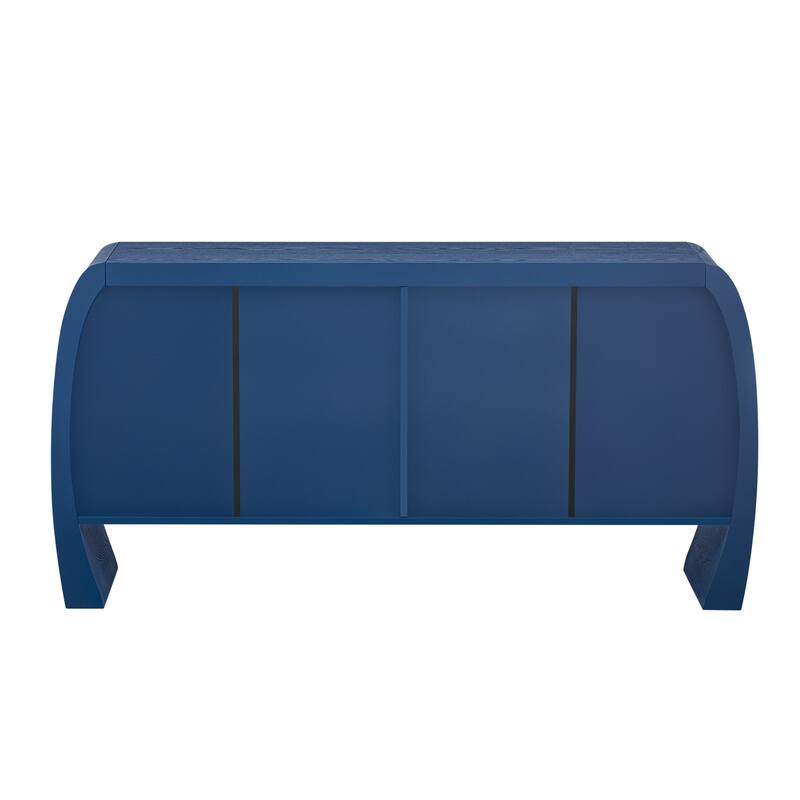 U-shaped design four-door storage cabinet