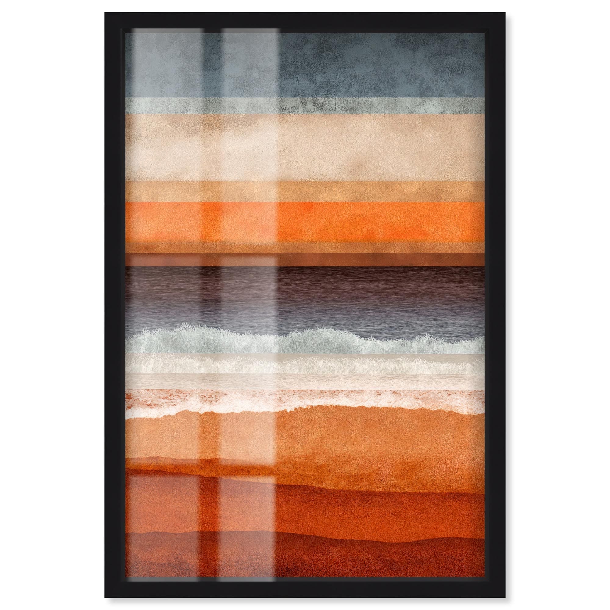 Color of a Memory Living Room Art Shadowbox Print by Art Remedy
