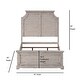 preview thumbnail 8 of 6, Palisade 4-Piece Antique White Bedroom Set by Greyson Living Queen