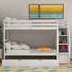 preview thumbnail 3 of 24, Twin-Over-Twin Multifunctional Trundle Bunk Bed with Stairs with Twin Size Trundle and 3 Storage Stairs