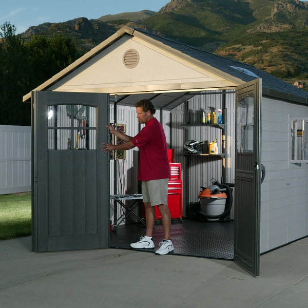 Lifetime Storage Building (11' x 11') - Bed Bath & Beyond Lifetime Storage Building (11' x 11') - Bed Bath & Beyond