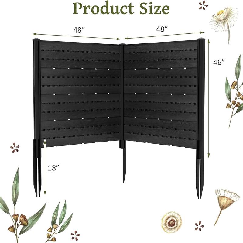 Air Conditioner Fence Equipment Enclosure Outdoor Privacy Fence Screen
