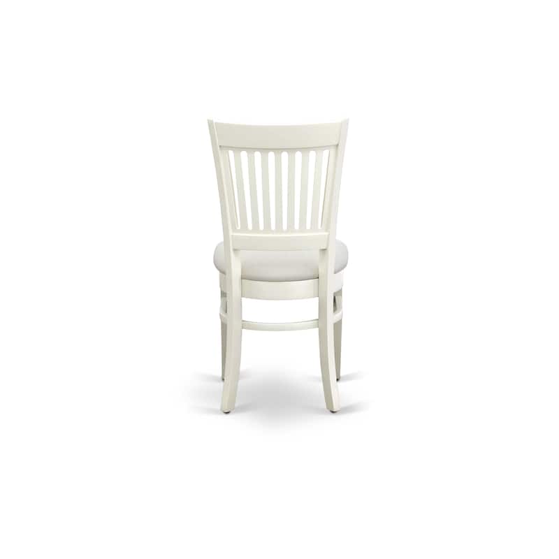 East West Furniture Vancouver Dining Room Chairs - Dining Chairs, Set of 2,(Finish & Seat Type Options)
