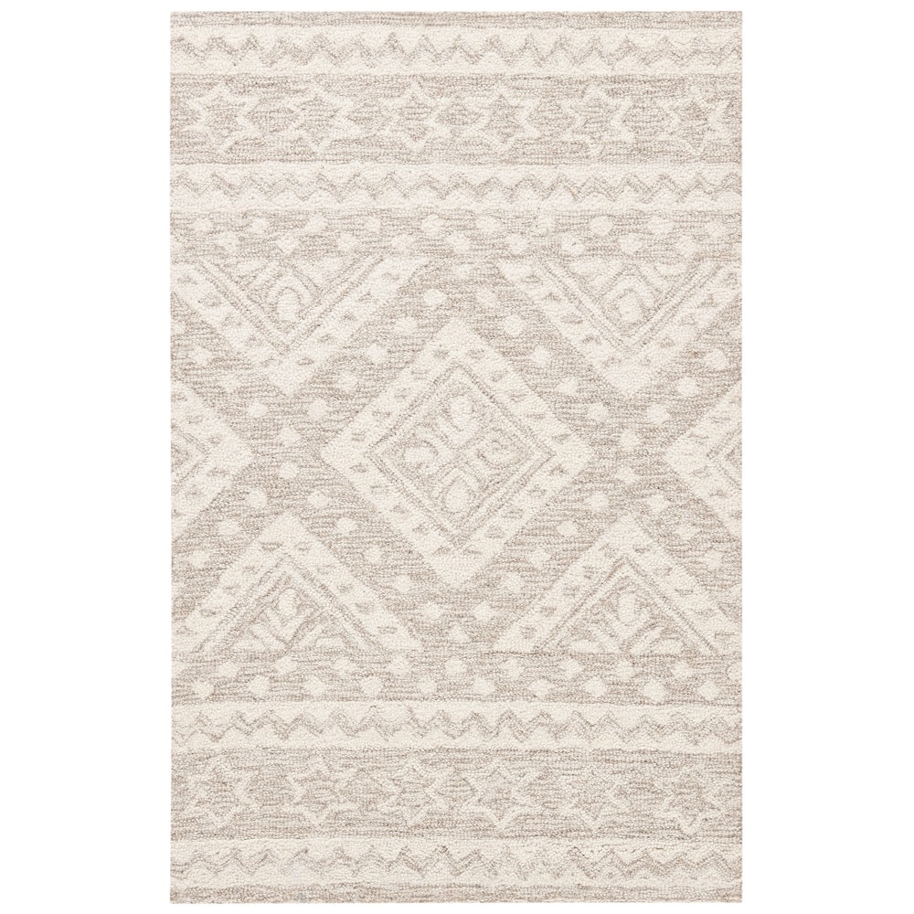 SAFAVIEH Handmade Micro-Loop Kobie Wool Rug