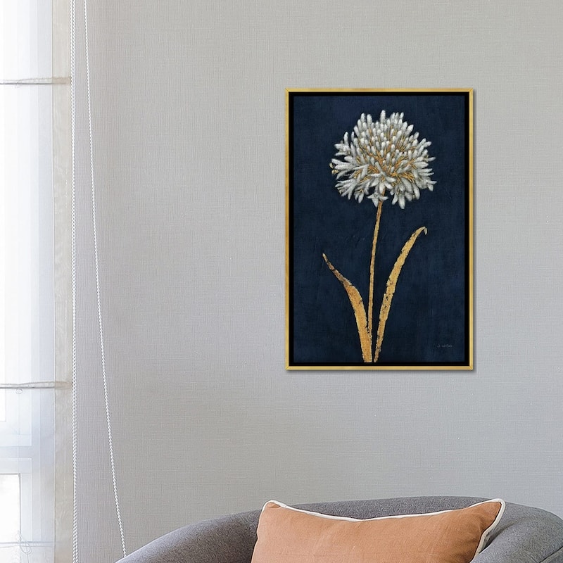iCanvas "Shimmering Summer I Indigo Crop" by James Wiens Framed Canvas Print