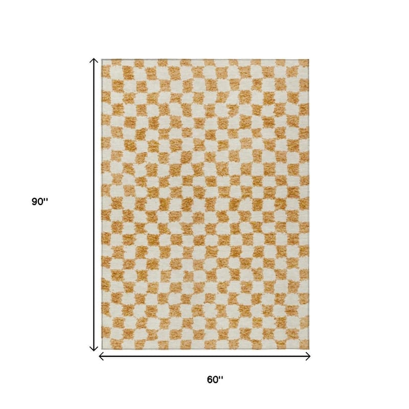 HomeRoots Geometric Transitional Rectangle Outdoor Rug