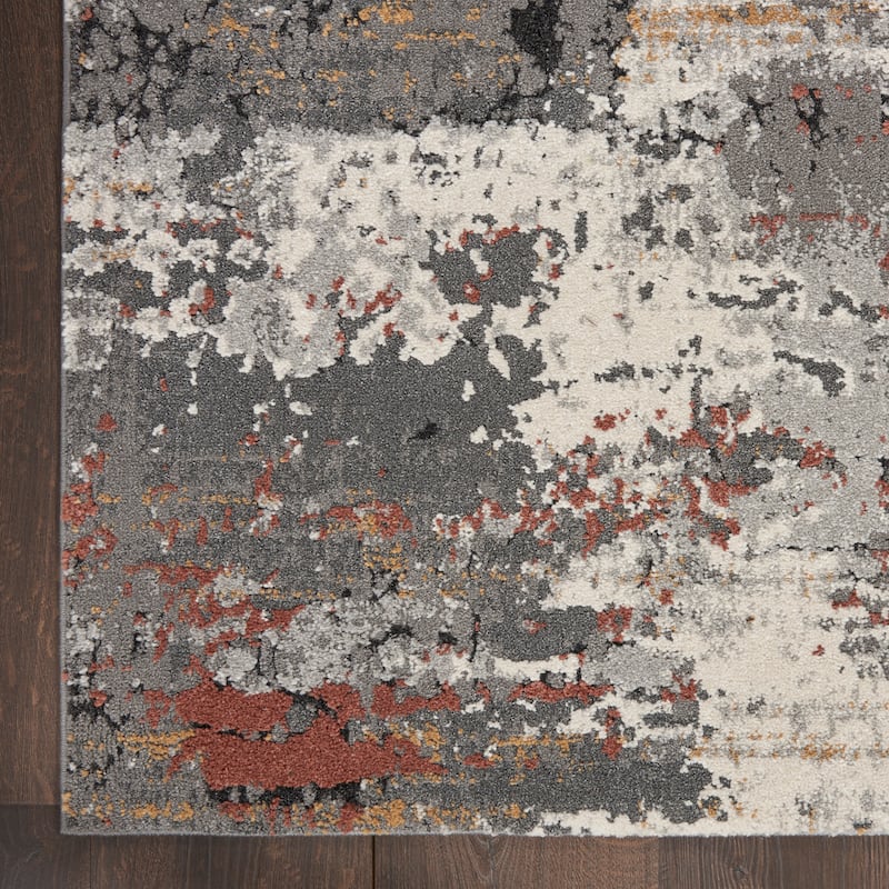 Nourison Ludlow Boho Abstract Glam Area Rug