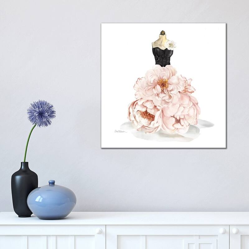 iCanvas "Floral Gown" by Carol Robinson Canvas Print - 18x18x1.5