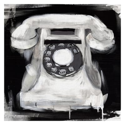 Vintage Phone by Belle Maison Canvas Art Print