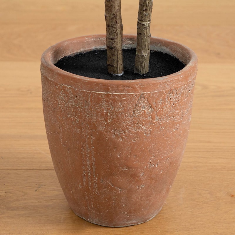 Rubber Artificial Potted Tree - 6' - Green