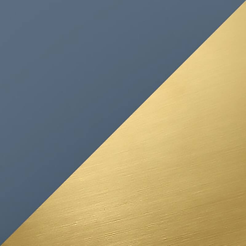 Ayago Free Standing Bathtub Kit with extra Hardware - 59" - Chambray Tub - Brushed Gold HDW