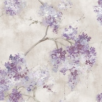 RoomMates Purple Weeping Cherry Tree Blossom Peel and Stick Wallpaper ...