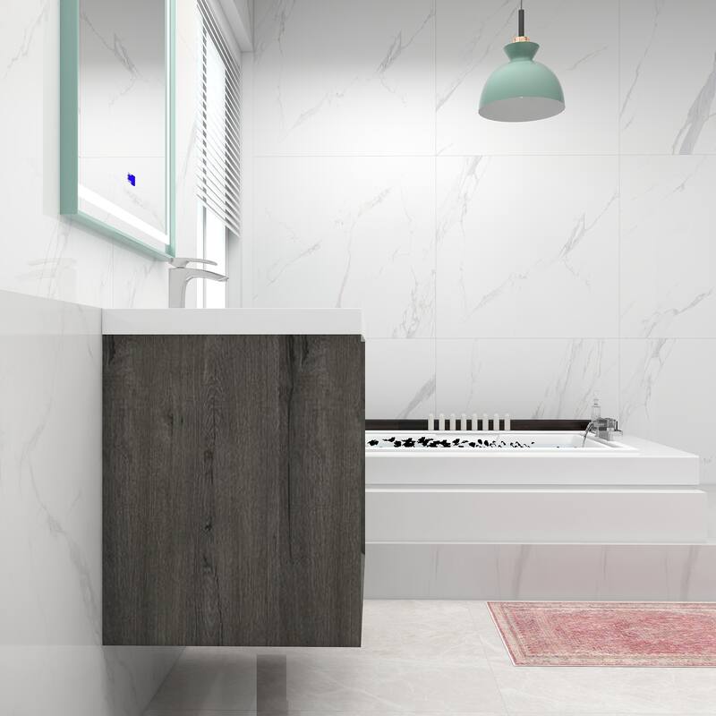 Selina 30" Wall Mounted Vanity with Single Sink - 30