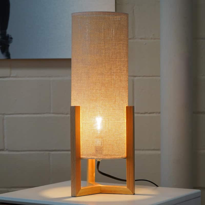 Simple and Stylish Bedroom Table Lamp, Small Home Warm Light Bedside Table Night Lamp, Suitable for Desk Reading Lamp - Brown