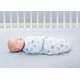 preview thumbnail 5 of 4, Delta Children Little Lambs Adjustable Swaddle Wrap 100% Cotton Size Extra Small - Extra Small - Extra Small