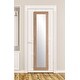preview thumbnail 1 of 14, Urban Rustic Farmhouse Over the Door Mirror - 21.5 x 71 Farmhouse Grain