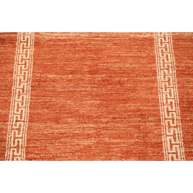 Geometric Gabbeh Kashkoli Oriental Runner Rug Hand-knotted Wool Carpet - 2'5" x 4'8"