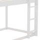 preview thumbnail 16 of 16, Twin over Twin Playhouse Bunk Bed with Ladder, Wooden Bunk Beds Frame