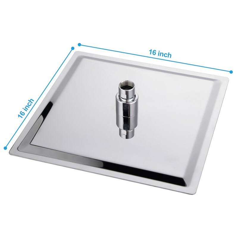 Topcraft 16-Inch Rainfall Shower Head - 16*16