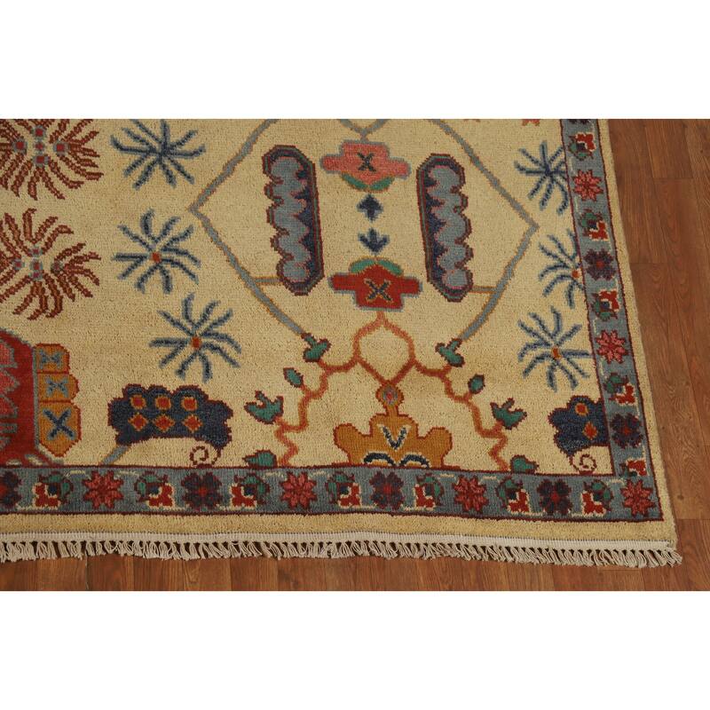 Heriz Serapi Indian Area Rug Handmade Wool Carpet - 9'1" x 12'1"