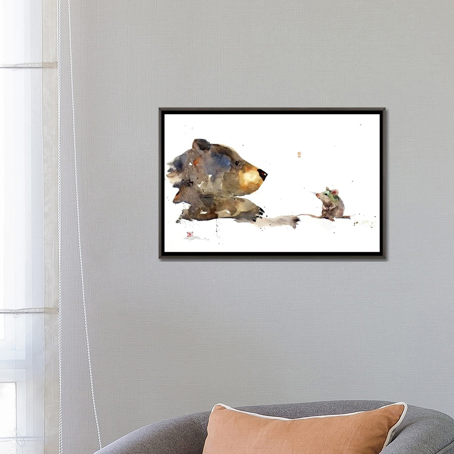 iCanvas Bear & Mouse by Dean Crouser Framed - Bed Bath & Beyond