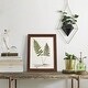 preview thumbnail 80 of 138, Nature Printed Ferns IX -Framed Print w/glass-Cherry Red
