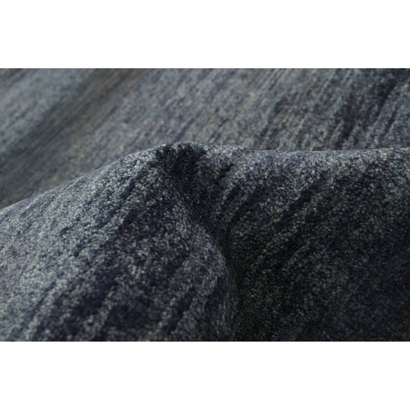 ECARPETGALLERY Hand-knotted Kashkuli Gabbeh Navy Wool Rug - 5'4 x 7'7